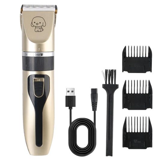 Pet Hair Clipper & Trimmer Electric Grooming Kit