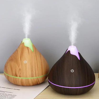 350ML Wood Grain Aromatherapy Essential Oil Diffuser