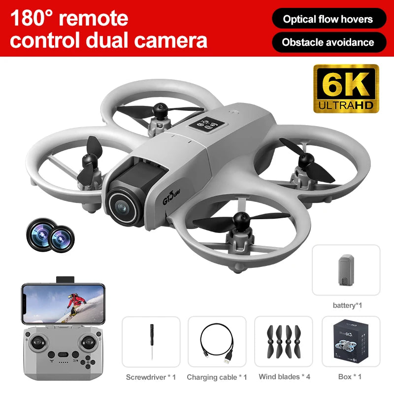 GT3 Professional 8K HD Dual Camera Drone