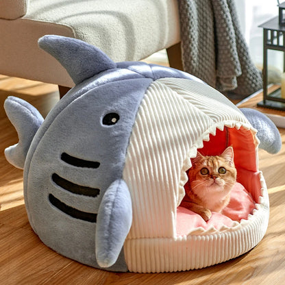 Portable Pet Nest Cave with Cushion Pillow Mat
