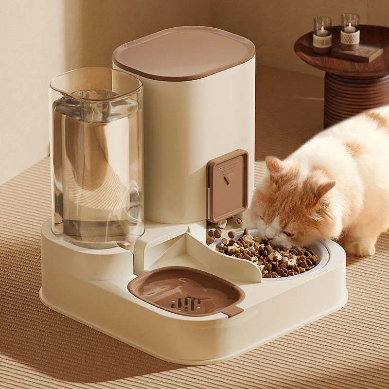 All-in-One Pet Food & Water Feeding Machine
