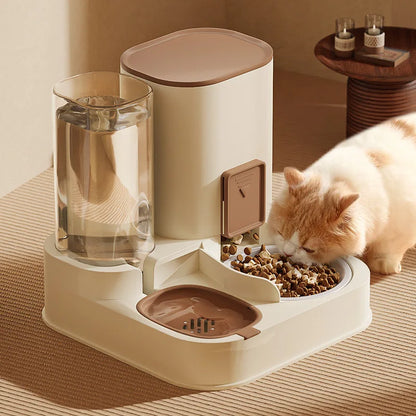 All-in-One Pet Food & Water Feeding Machine