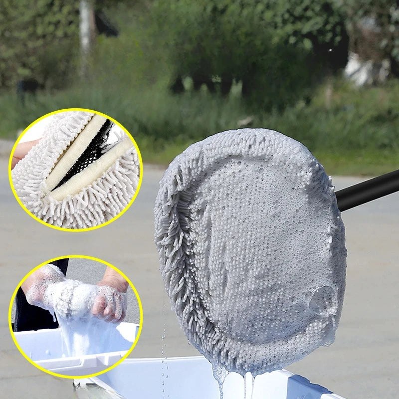 Car Wash Brush with Telescopic Handle