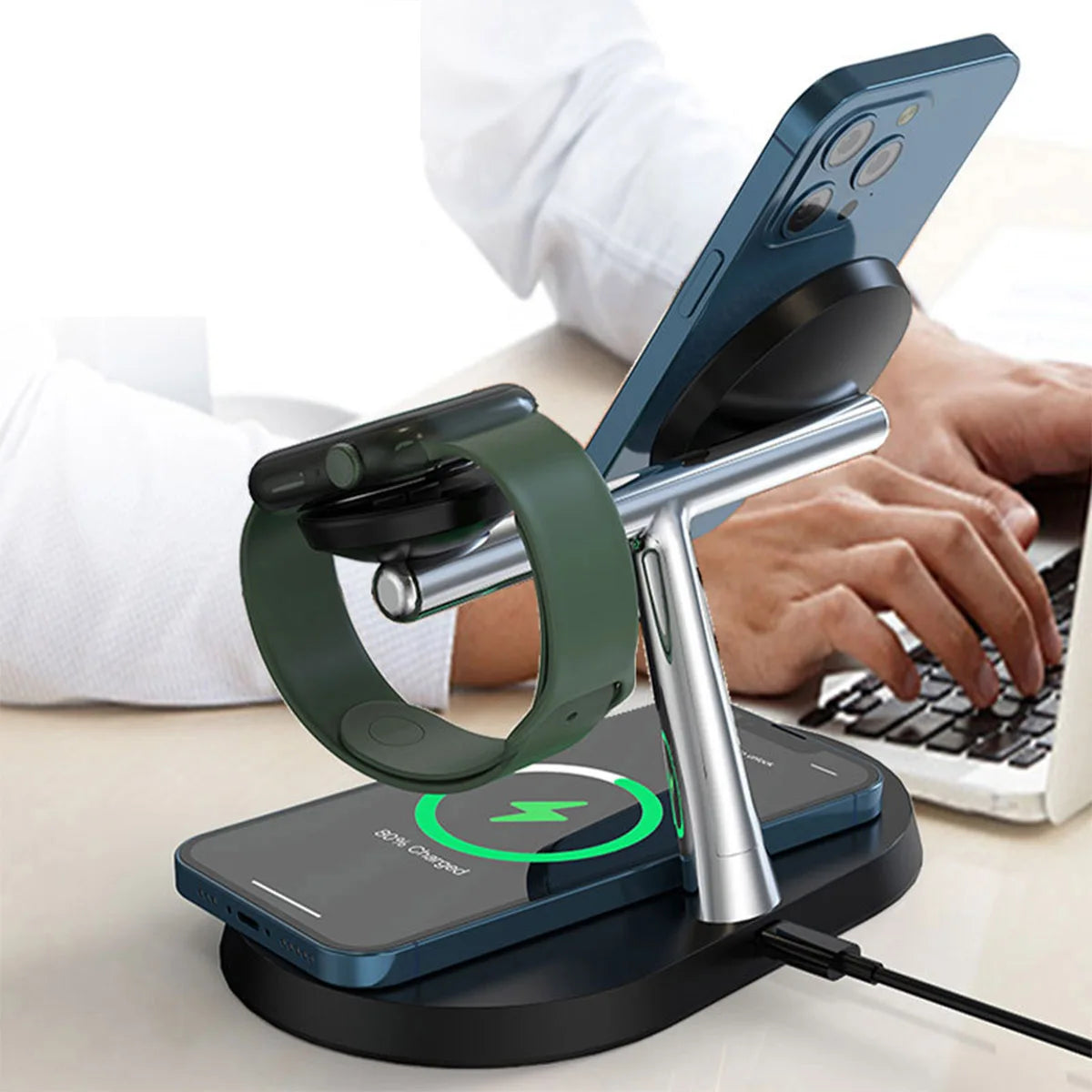 3-in-1 Magnetic Wireless Charging Stand