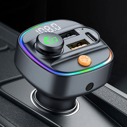 Bluetooth 5.4 FM Transmitter Car Kit