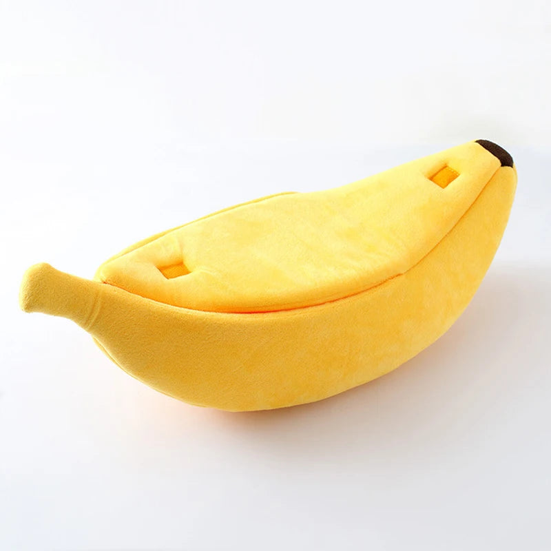 Cute & Cozy Pet House Banana Cat Bed