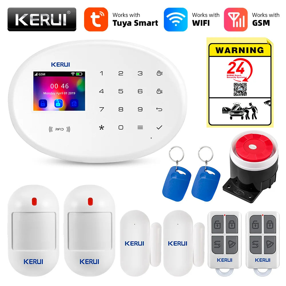 433MHz WiFi GSM Alarm System