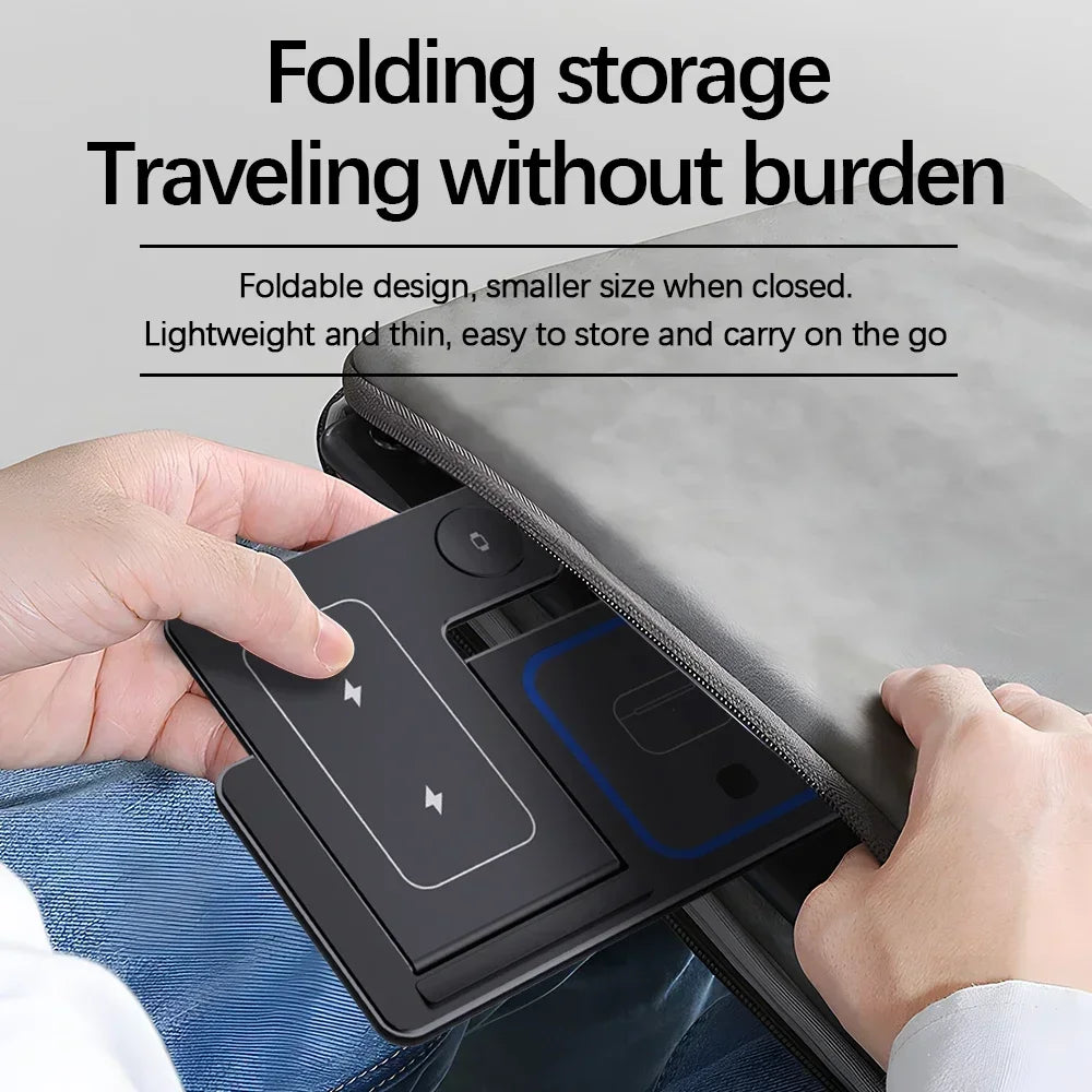 30W 3 In 1 Magnetic Wireless Charger Stand