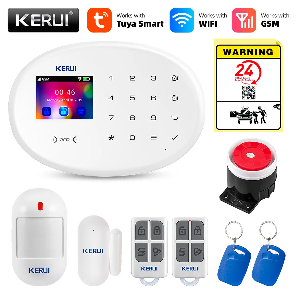 433MHz WiFi GSM Alarm System