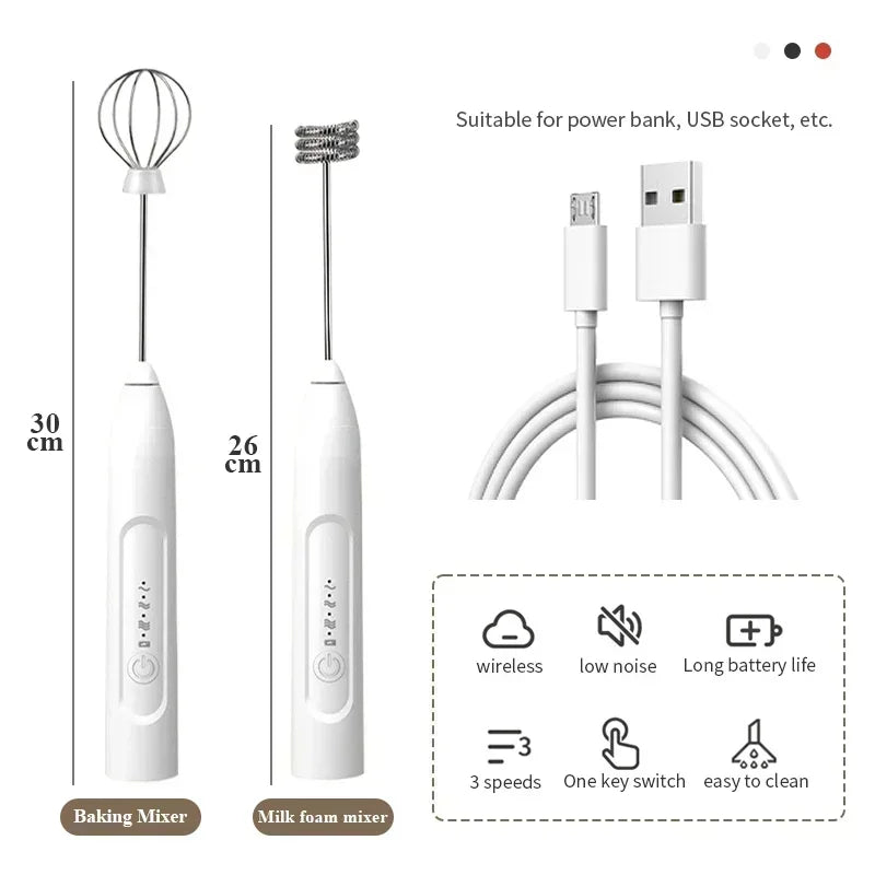 Portable USB Electric Egg Beater