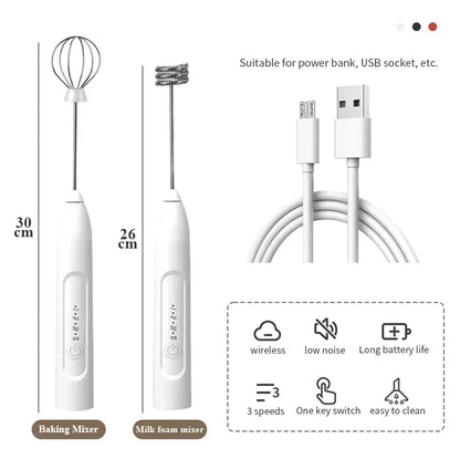 Portable USB Electric Egg Beater
