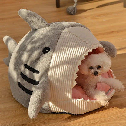 Portable Pet Nest Cave with Cushion Pillow Mat