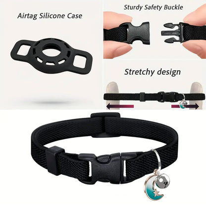 Adjustable Elastic Nylon Dog & Cat Collar with Bell