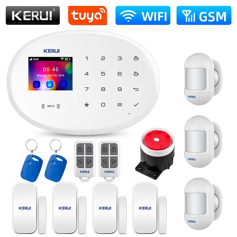 Tuya Smart Security Kit with Motion & Door Sensors