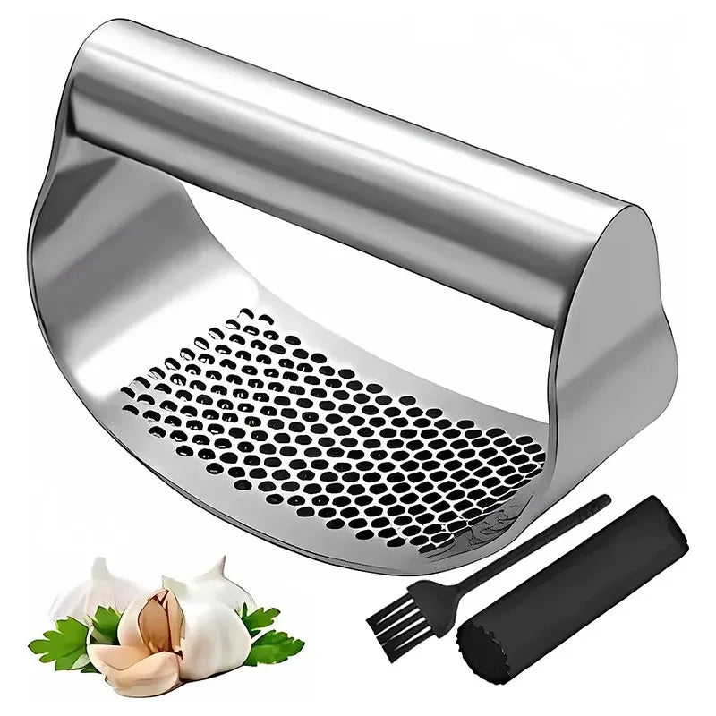 Manual Upgraded Stainless Steel Garlic Press