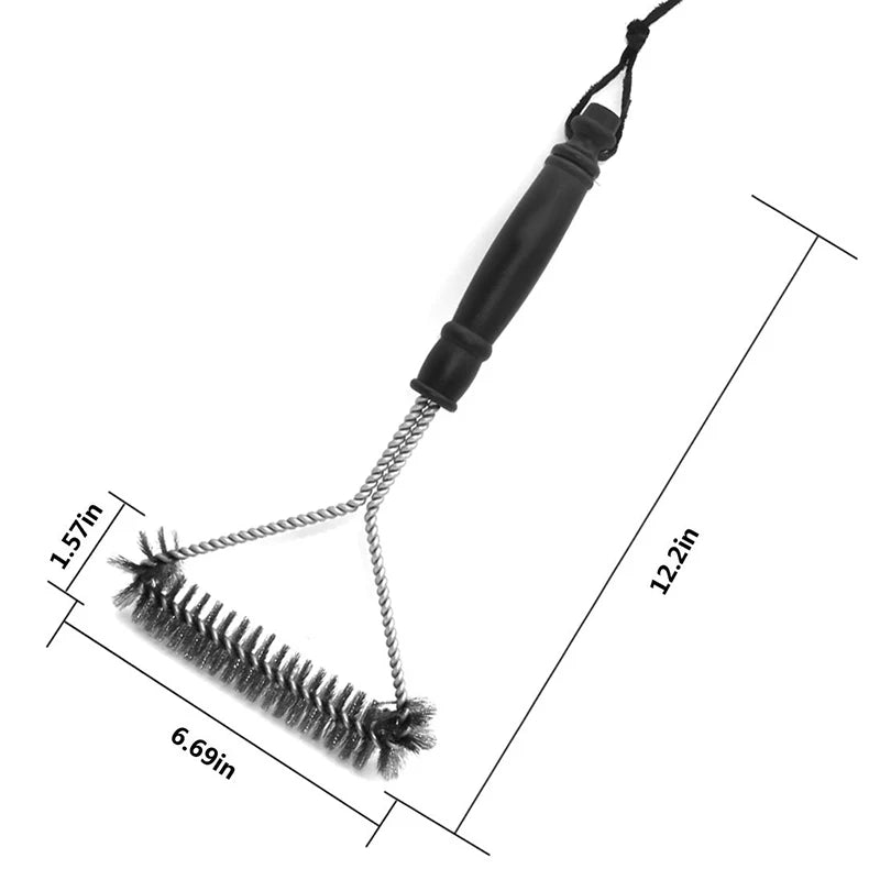 Stainless Steel Bristles BBQ Cleaning Tool