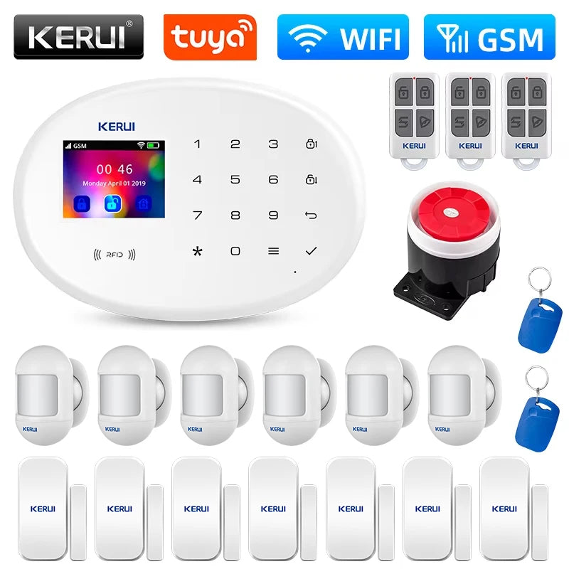 Tuya Smart Security Kit with Motion & Door Sensors