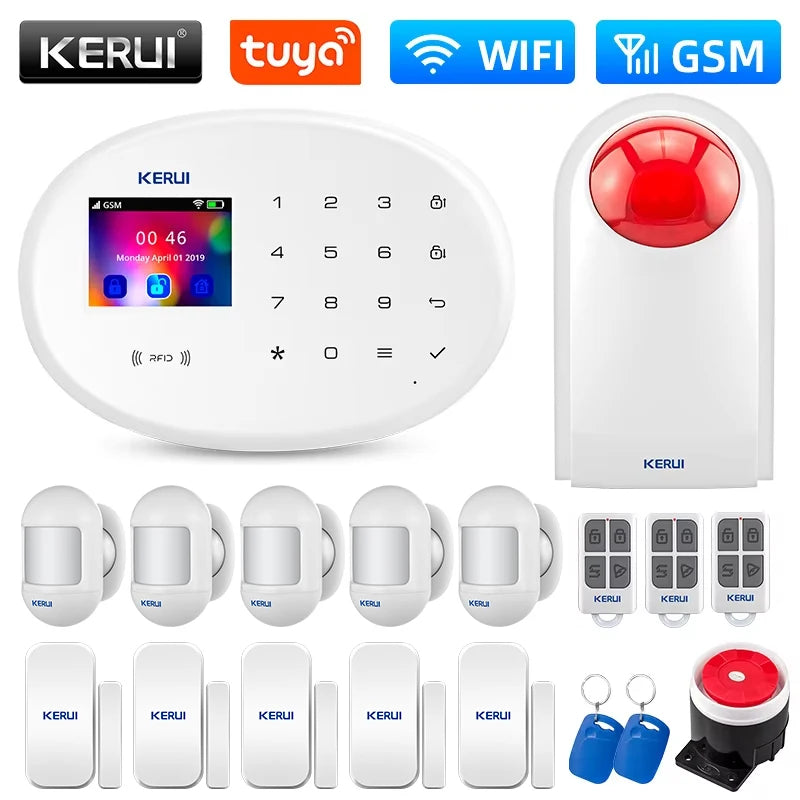 Tuya Smart Security Kit with Motion & Door Sensors