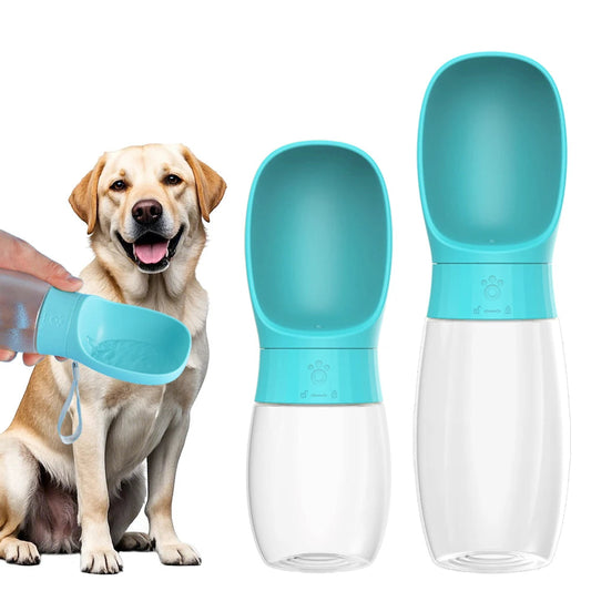 500ml Portable Dog Water Bottle with Drinking Bowl
