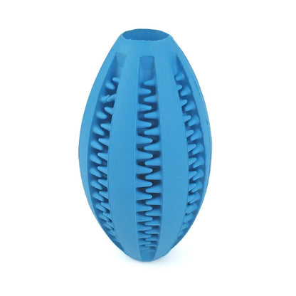 Natural Rubber Teeth Cleaning & Interactive Bouncy Dog Toy