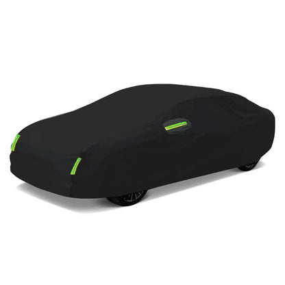 Black Exterior Auto Sunshade & Dustproof Protection Cover