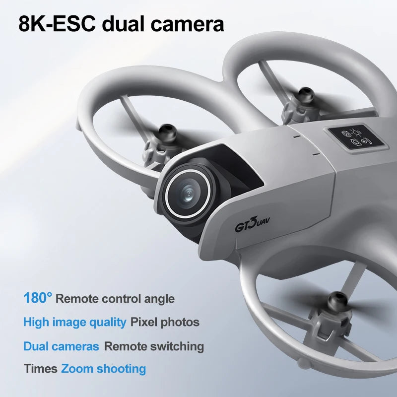 GT3 Professional 8K HD Dual Camera Drone