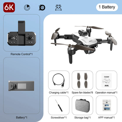 8K Professional HD Dual Camera Foldable Quadcopter