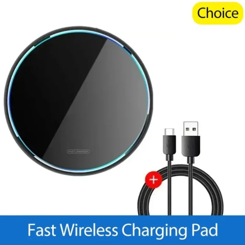Fast Charging Desktop Wireless Charger Pad Stand