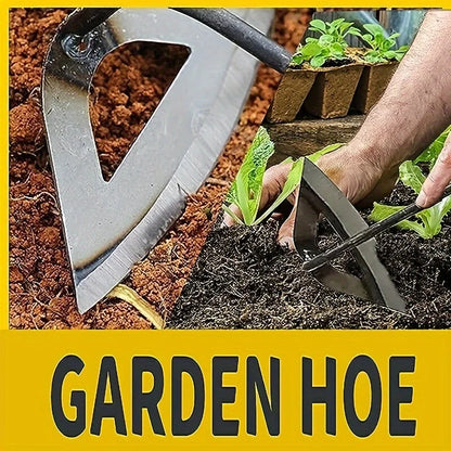 Premium All-Steel Hardened Hollow Hoe