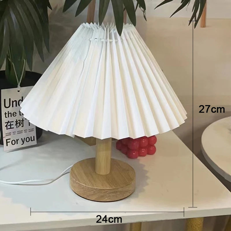 Nordic Pleated Foldable Table Lamp