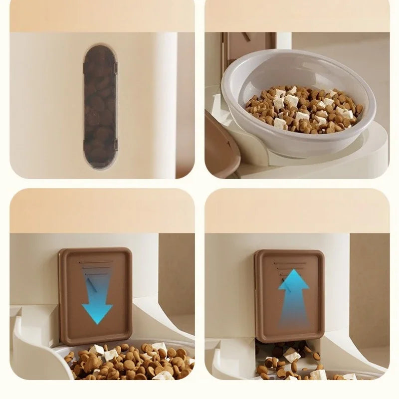 All-in-One Pet Food & Water Feeding Machine