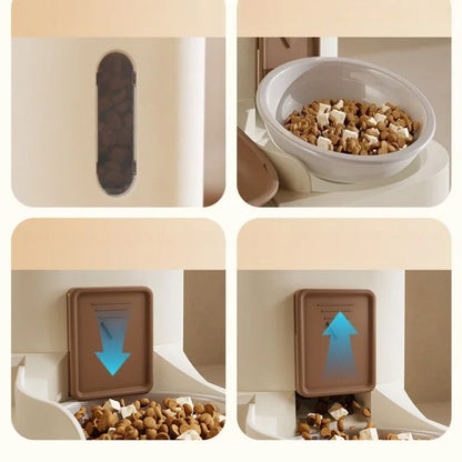 All-in-One Pet Food & Water Feeding Machine