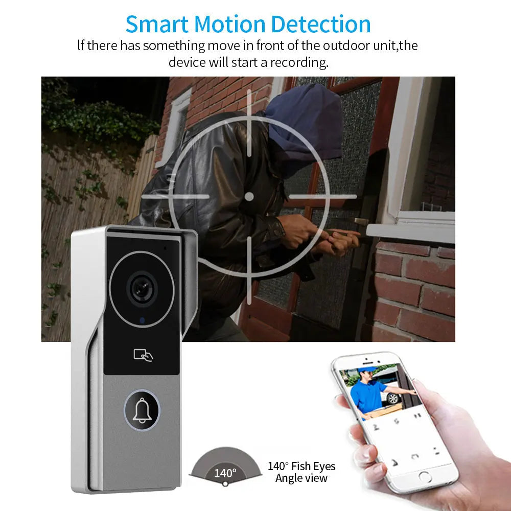 Smart 1080P Wireless WiFi Video Doorbell