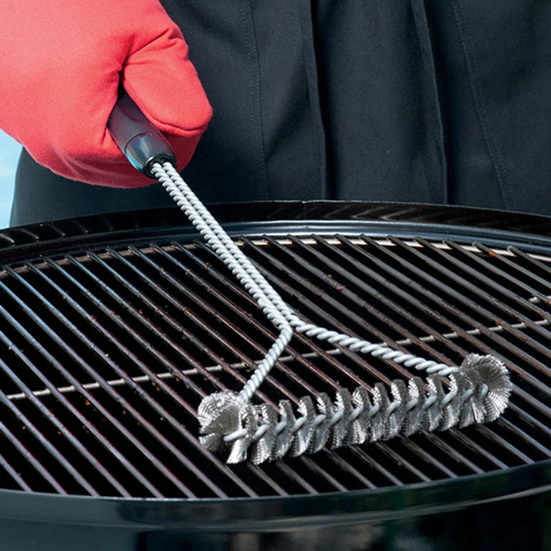 Stainless Steel Bristles BBQ Cleaning Tool
