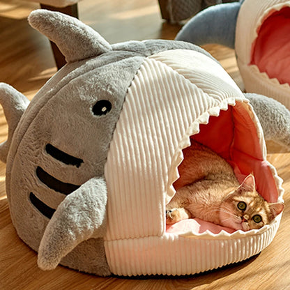 Portable Pet Nest Cave with Cushion Pillow Mat