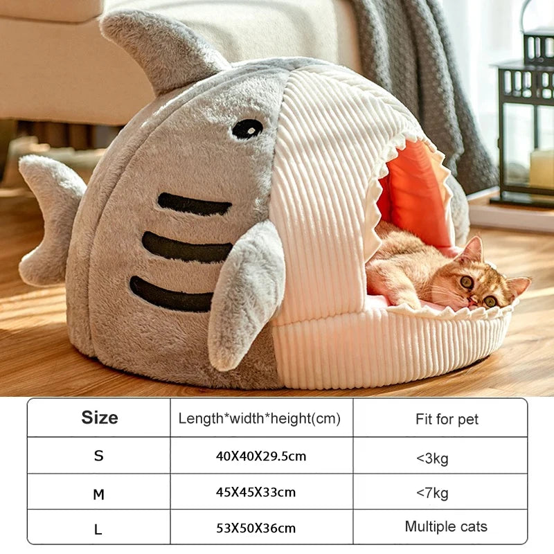 Portable Pet Nest Cave with Cushion Pillow Mat