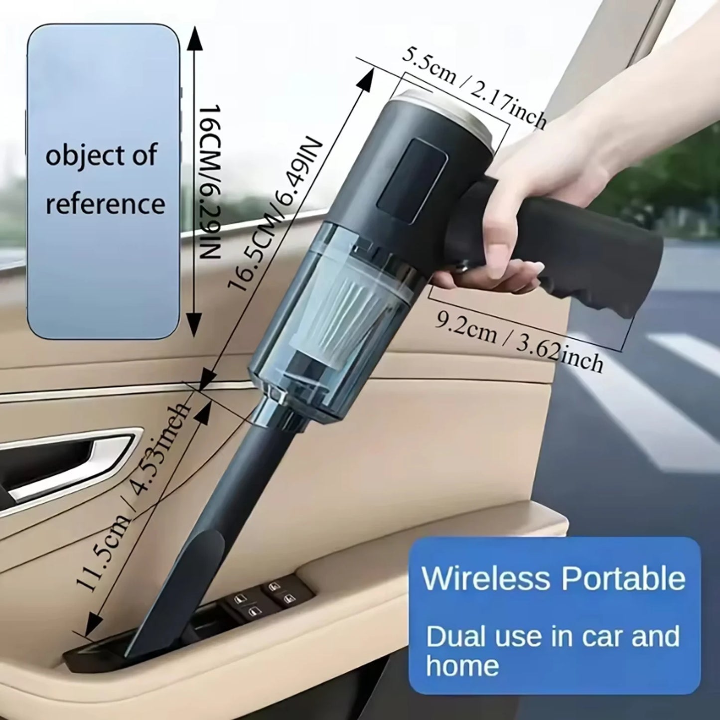Car Mounted Handheld Vacuum Cleaner