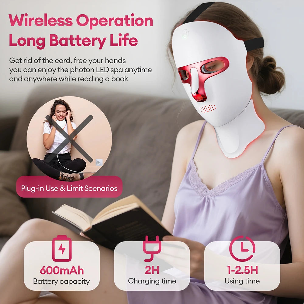 7-Color LED Photon Face & Neck Mask