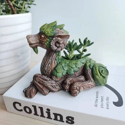 Creative Dragon Tree Planter for Outdoor