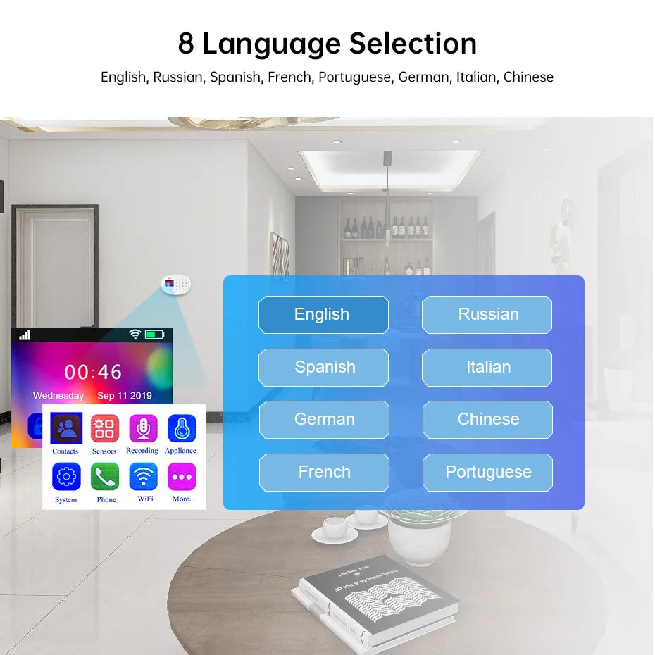 Tuya Smart Security Kit with Motion & Door Sensors
