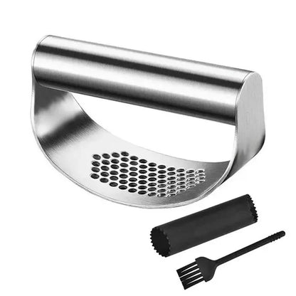 Manual Upgraded Stainless Steel Garlic Press