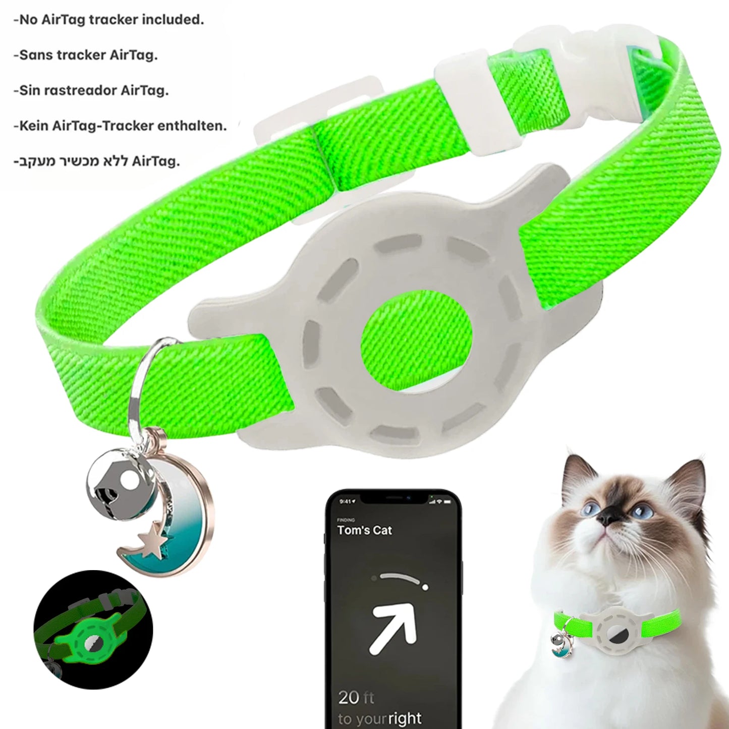 Adjustable Elastic Nylon Dog & Cat Collar with Bell