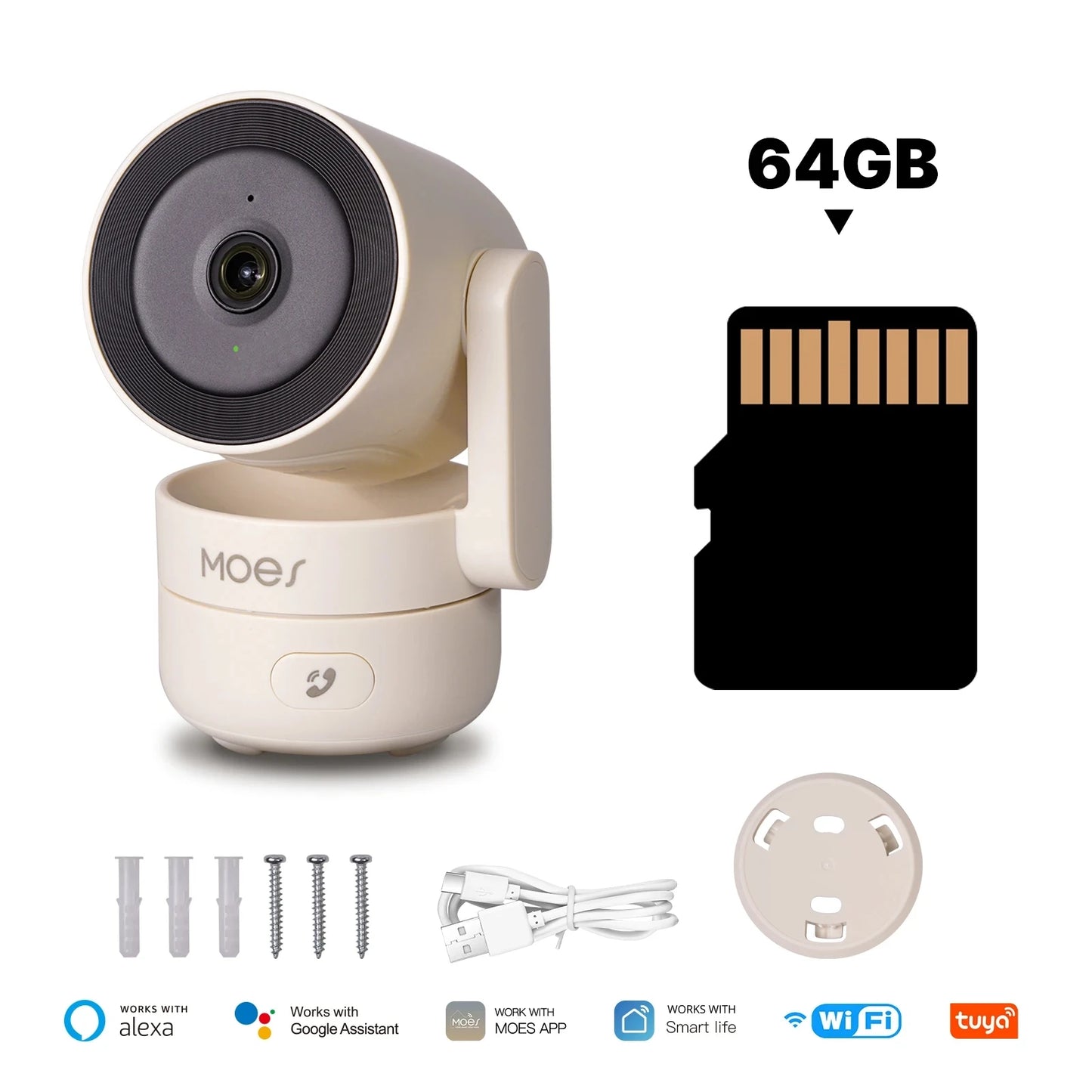 4MP WiFi Indoor Pan/Tilt Smart Security Camera