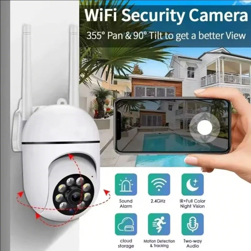 1080P WiFi Outdoor PTZ Security Camera