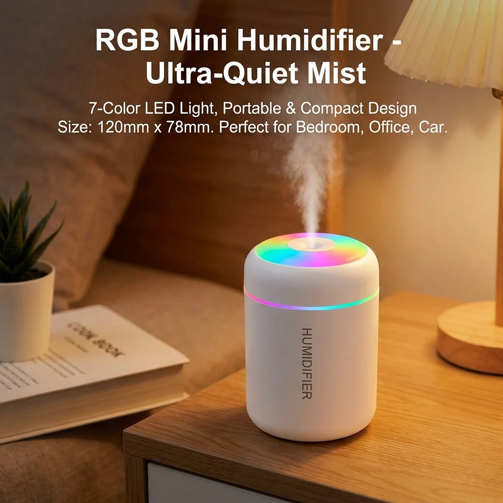 USB Air Humidifier with LED Lights