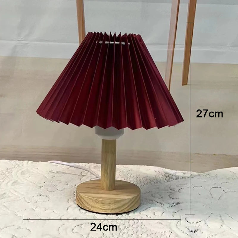 Nordic Pleated Foldable Table Lamp