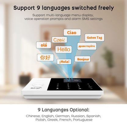 WiFi Tuya Smart Home 433MHz GSM Alarm System