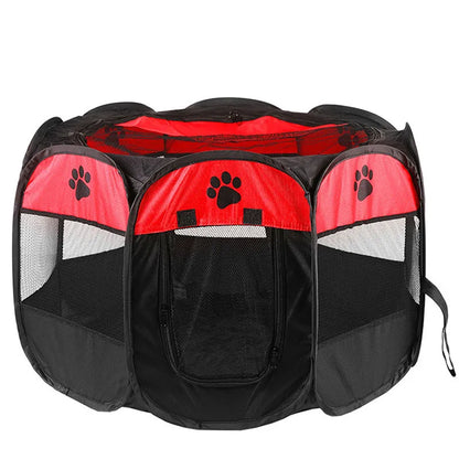 Octagonal Breathable Tent Cage for Cats & Dogs